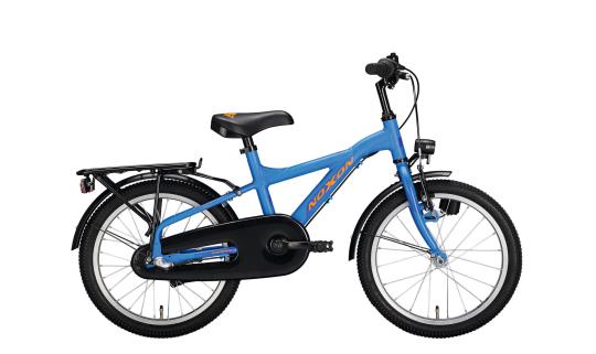 NOXON Kinderrad "Bolt" Sporty, 18", blue matt, 3-Gang SHIMANO "Nexus" Rücktritt, 28 cm 